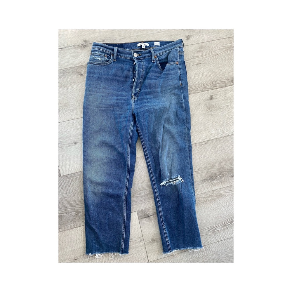 Re/done slim crop jeans